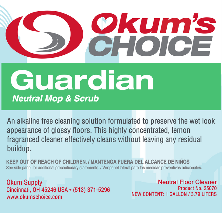 Guardian Neutral Mop & Scrub - Floor Cleaner - (1 GAL)