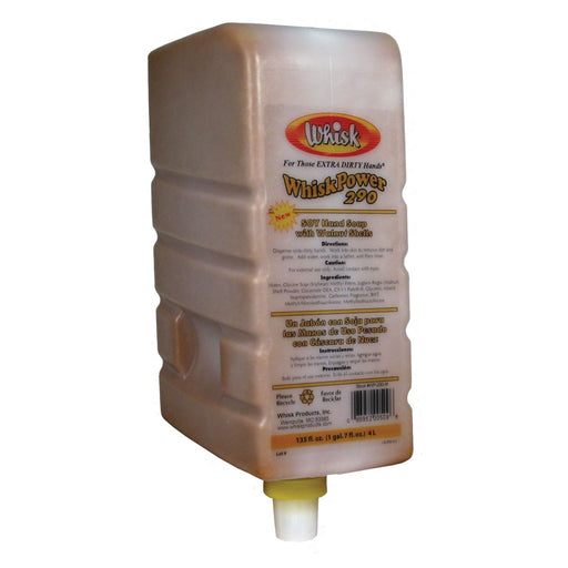 4 Liter M Bottle of Whisk Power 290 Soy Hand Soap with Walnut Shells