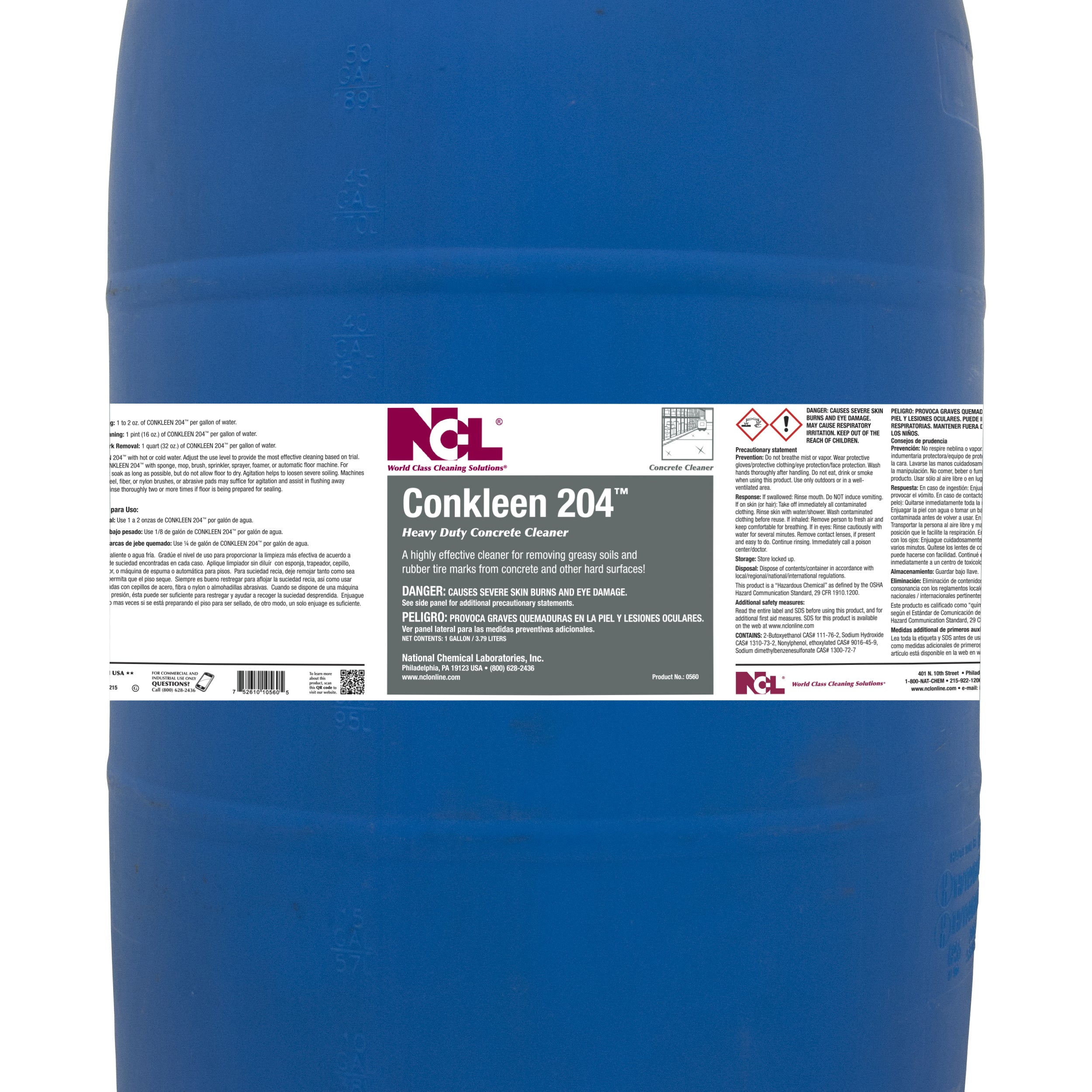 Conkleen 204 Heavy DTY - (55 GL Drum)