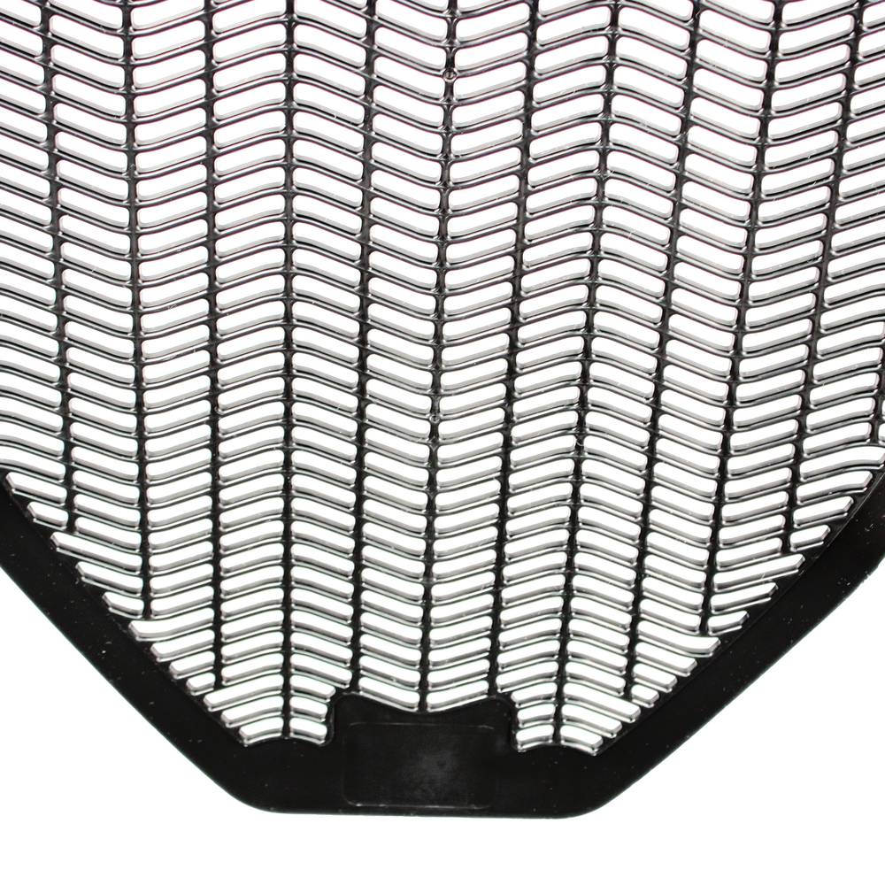 Z-Mat Urinal Mat with Velcro - Black, Grated - Deodorized Fresh Scent - (6/CS)