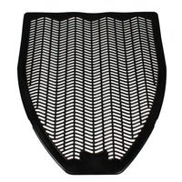 Z-Mat Urinal Mat with Velcro - Black, Grated - Deodorized Fresh Scent - (6/CS)