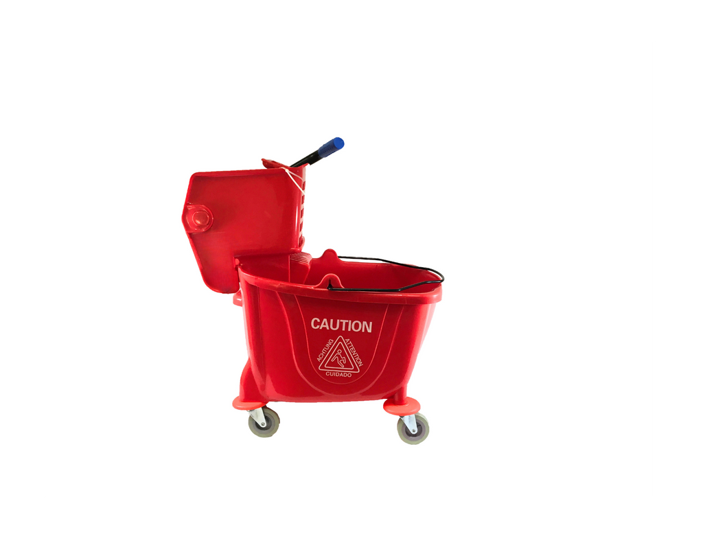 35 Liter Mop Bucket & Side Press Wringer