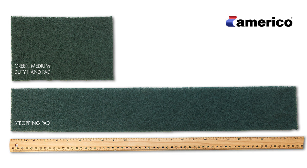 Green Medium Duty Stropping Pad