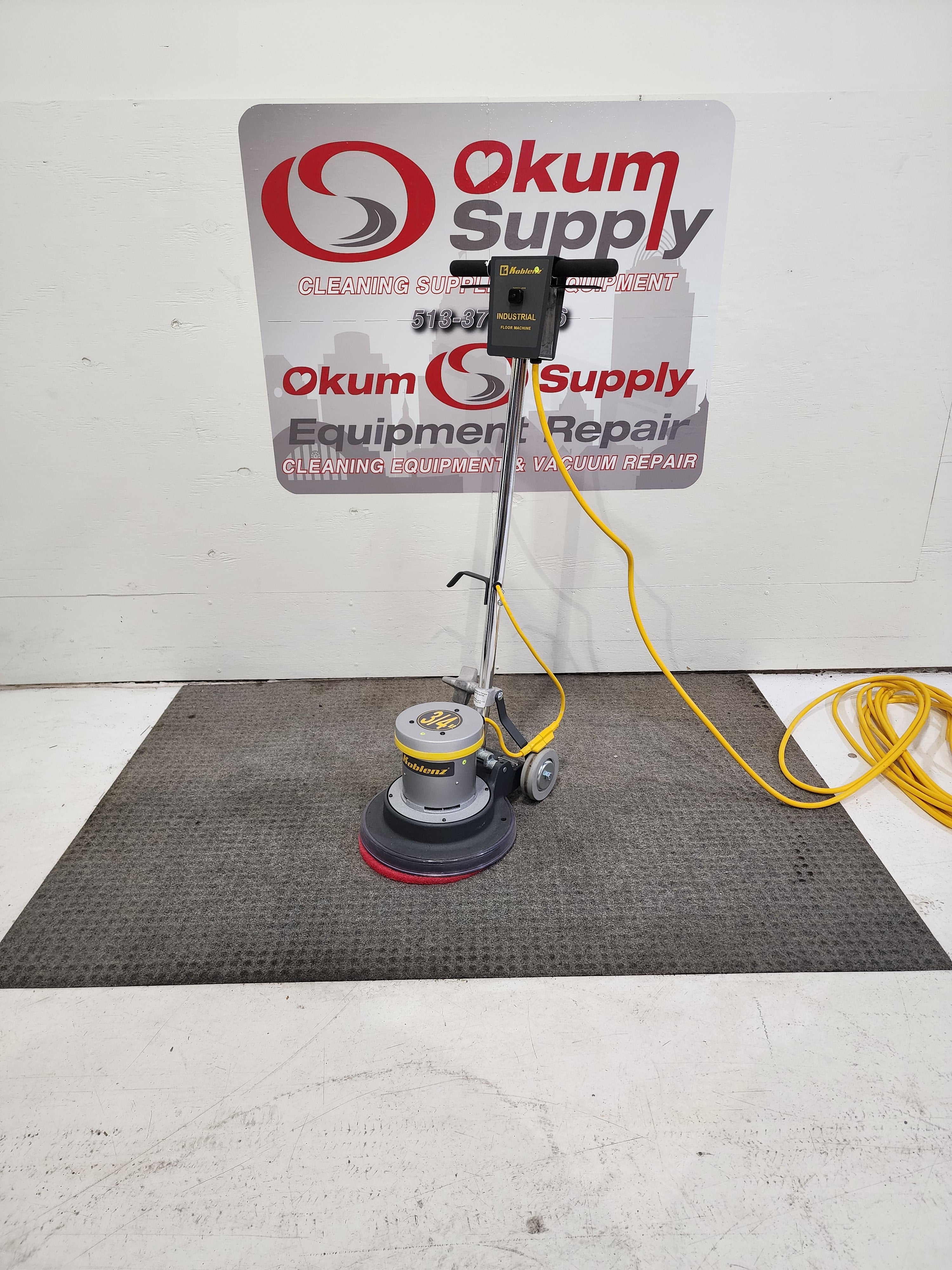 Showroom Demo Model - Koblenz - DP-1334 N - 13" - Rotomolded Floor Machine - 3/4 HP - 175 RPM - Pad Driver Not Included
