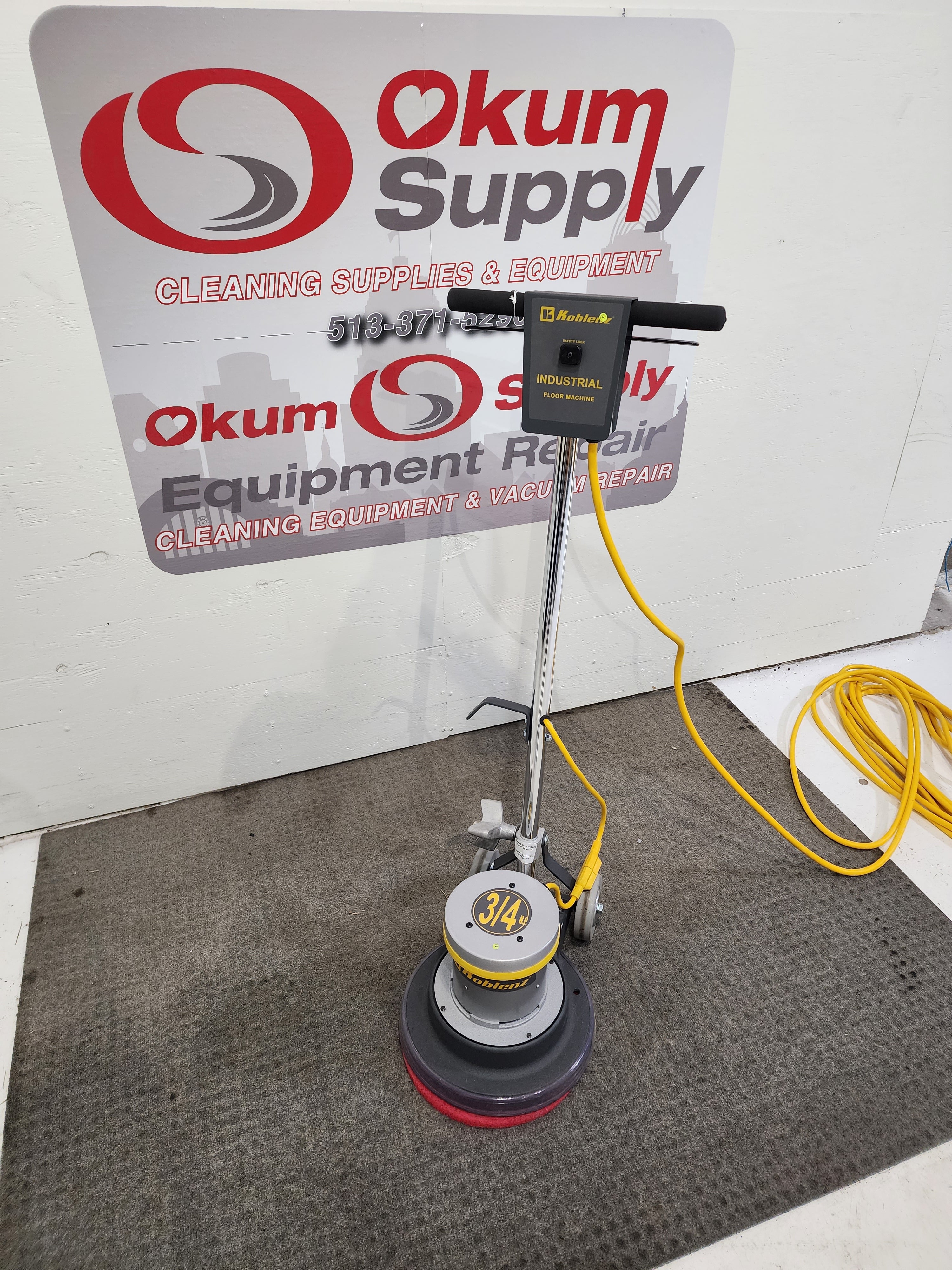 Showroom Demo Model - Koblenz - DP-1334 N - 13" - Rotomolded Floor Machine - 3/4 HP - 175 RPM - Pad Driver Not Included