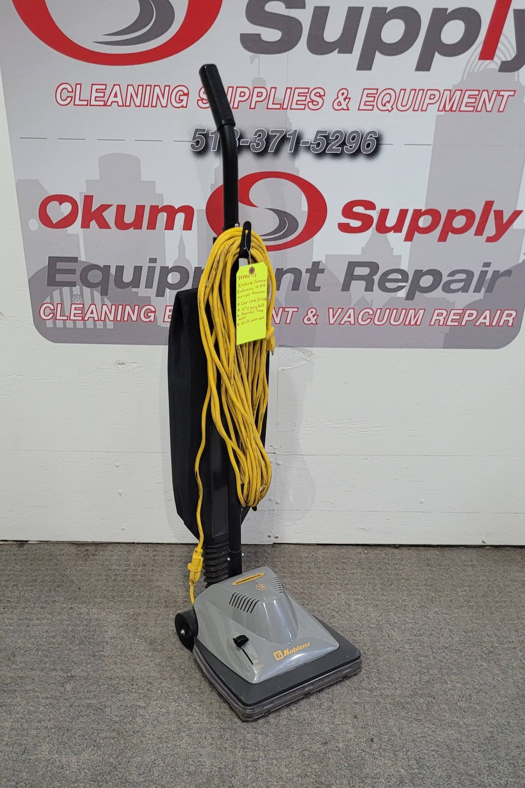 Koblenz Endurance Upright U-80Z Commercial Vacuum - Refurbished - Warranty