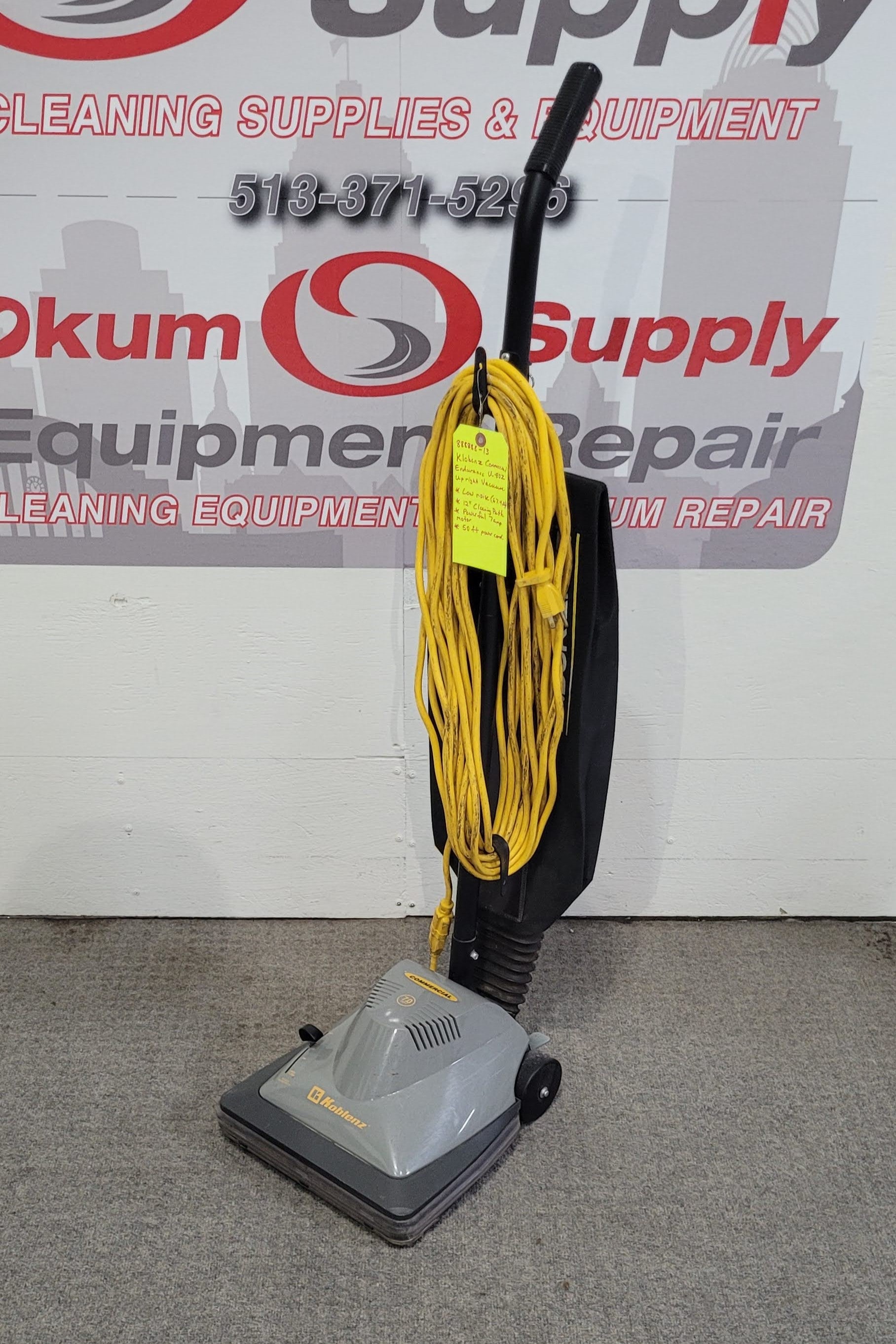 Koblenz Endurance Upright U-80Z Commercial Vacuum - Refurbished - Warranty