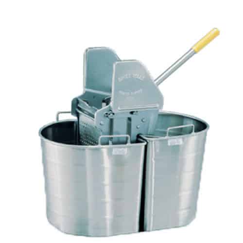 Stainless Steel Large Half-Oval Double Tank & Wringer Combo