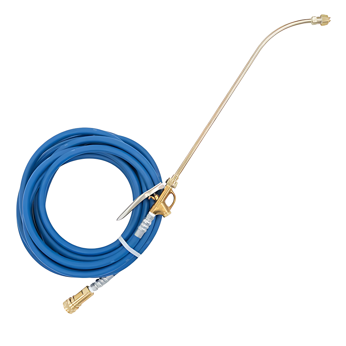 Brass Prespray Wand with 25' Hose - High Heat - High Pressure