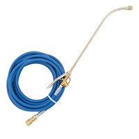 Brass Prespray Wand with 25' Hose - High Heat - High Pressure