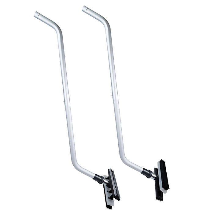 ENDEAVOR - Dual Head Squeegee Wand with Scrub Brush