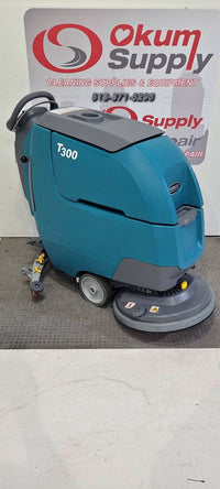 Automatic Floor Scrubber - 20" Tennant T300 - Excellent Condition - Refurbished - Low Hours