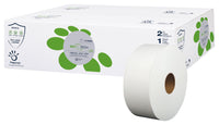 Jumbo Roll Bio Tech Toilet Tissue - 2-Ply - White - (12/CS)