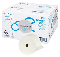 Heavenly Soft Small Core Single Bathroom Tissue - 2-Ply - White - (36/CS)