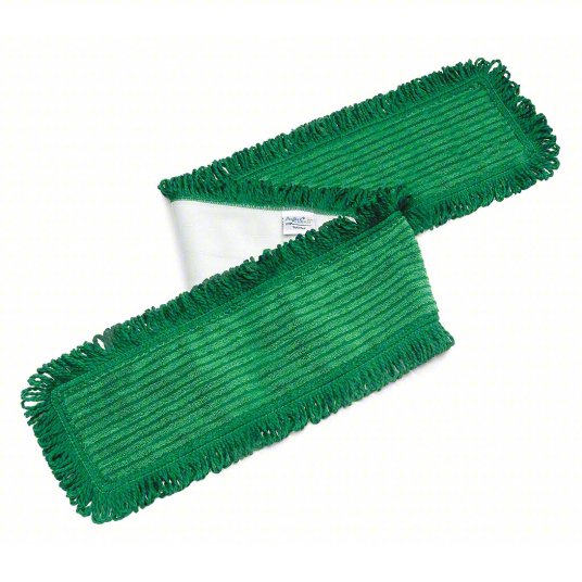 DUST MOP 48IN X 5IN GREEN FRINGED 1,6