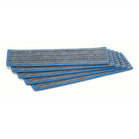 FLAT MOP SCRUB & CLEAN 18IN X 5IN GRAY/BLUE HOOK & LOOP 1,6