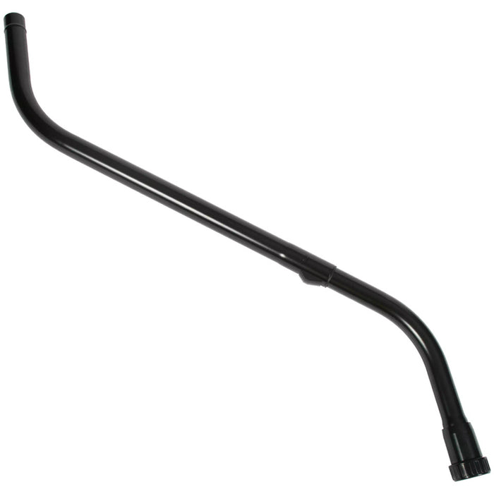 1.5 Inch (38mm) Black - Aluminum Telescopic S-Wand - with Knuckle