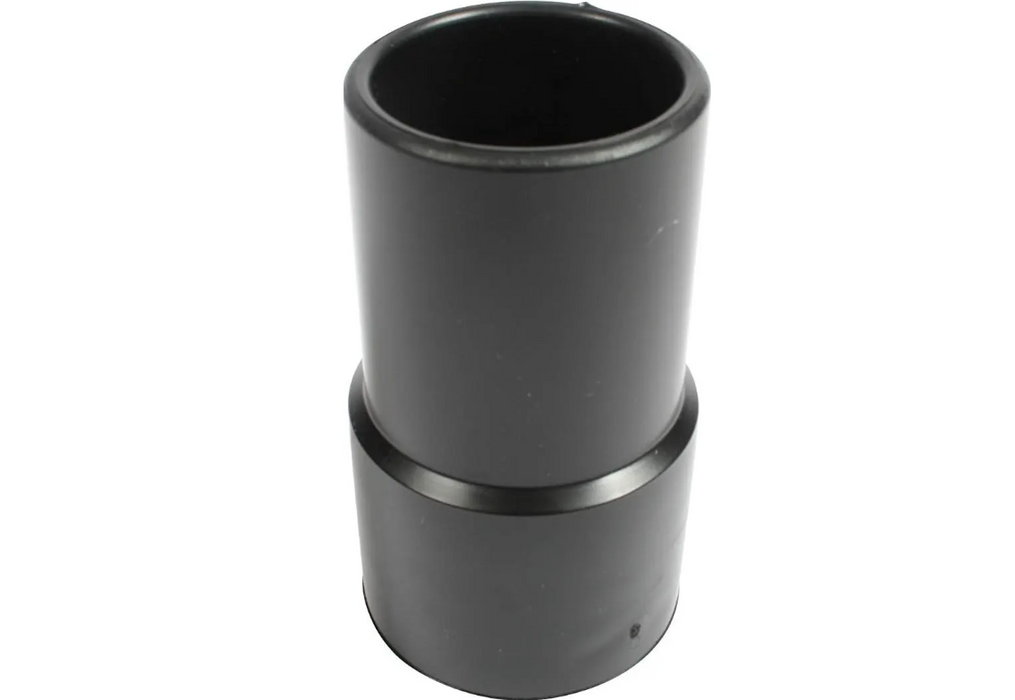 1.5 inch Diameter PVC Wire Support Vacuum Threaded Hose Cuff, Black