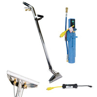 CR2 - Carpet kit includes Glidemaster Double Bend, Dual Jet Stainless Steel Carpet Wand, 2000 Watt External Heater, Circuit Sensor, Wand Glide, and Mesh Bag
