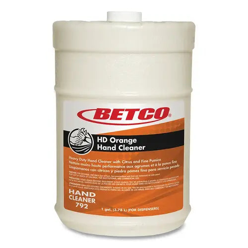 HD Orange Heavy Duty Hand Cleaner 4 - 1 Gal. Flat Top Dispensers