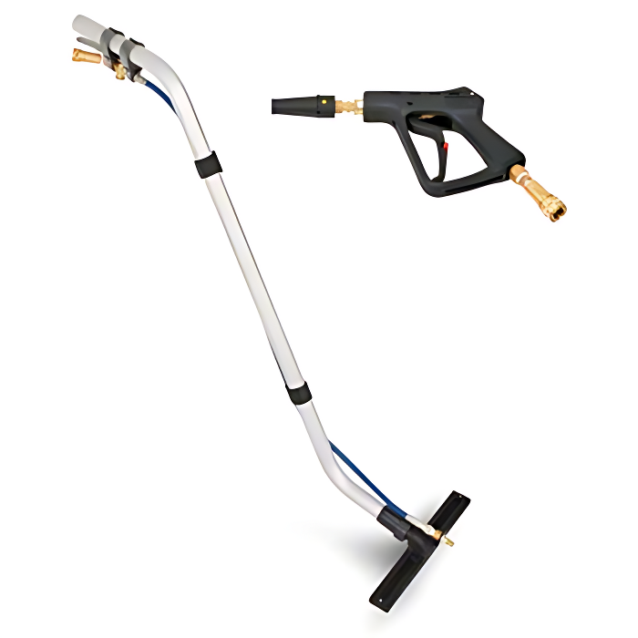 ENDEAVOR - Touchless Bathroom Cleaning Kit - Includes 9000AC High Pressure Spray Gun Applicator and 334ACH Squeegee Wand