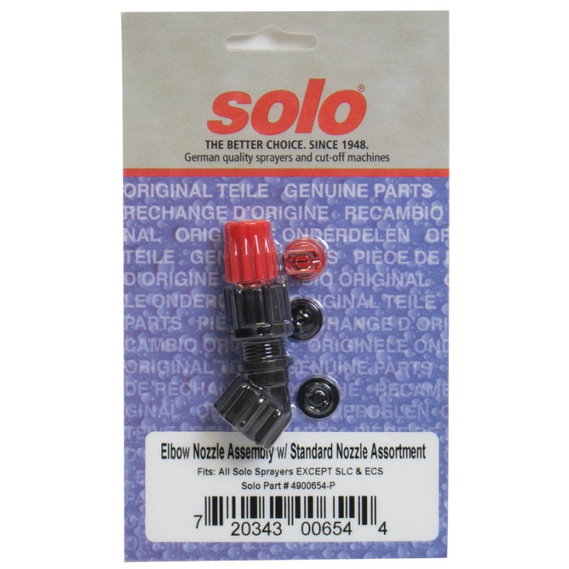 SOLO Elbow Nozzle Assembly and Nozzle Assortment - 4900654-P