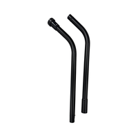 Aluminum Tube Assembly - 2-Piece Button S Wand Locking W/ Coupling - 60" - Black