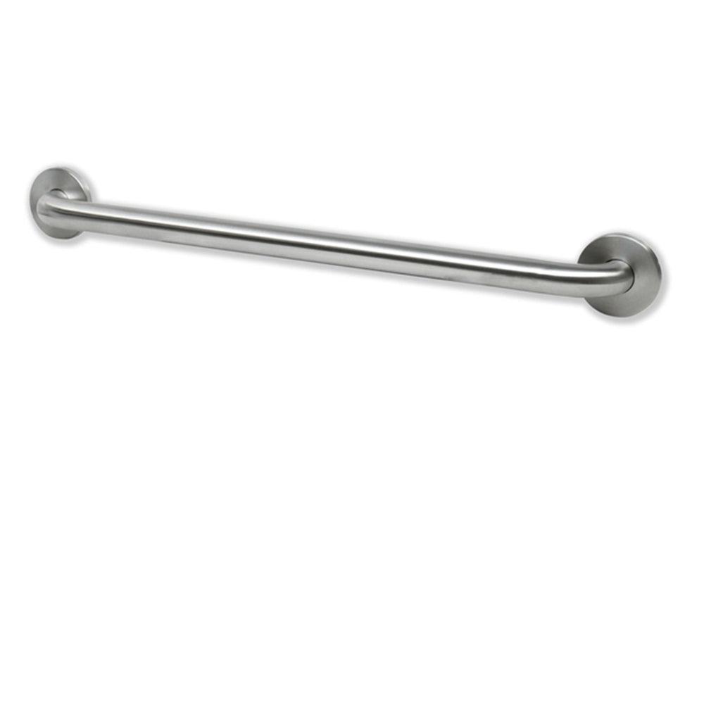 30" Metal Grab Bar w/ Concealed Flange - Brushed Stainless