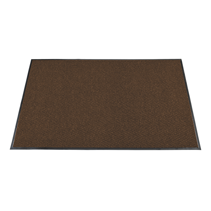 Entryway Floor Mat - Chevron Burgundy