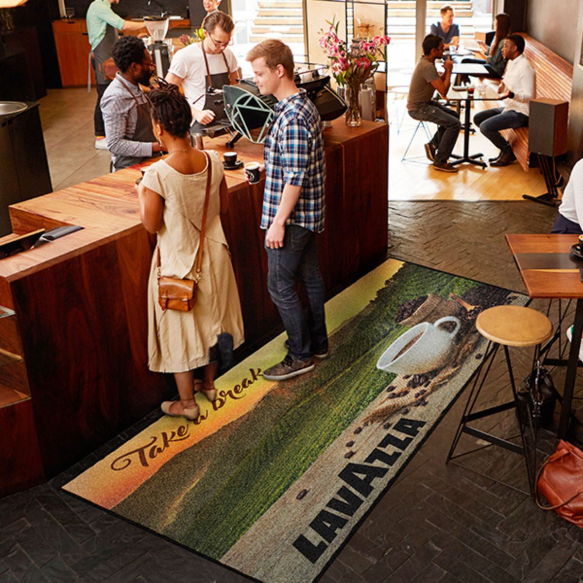 ColorStar® Impressions Logo Mat - Indoor Commercial Floor Mat
