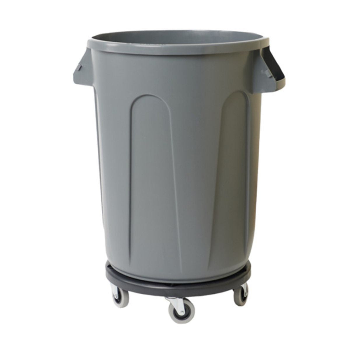 Universal Dolly for Round Waste Receptacles
