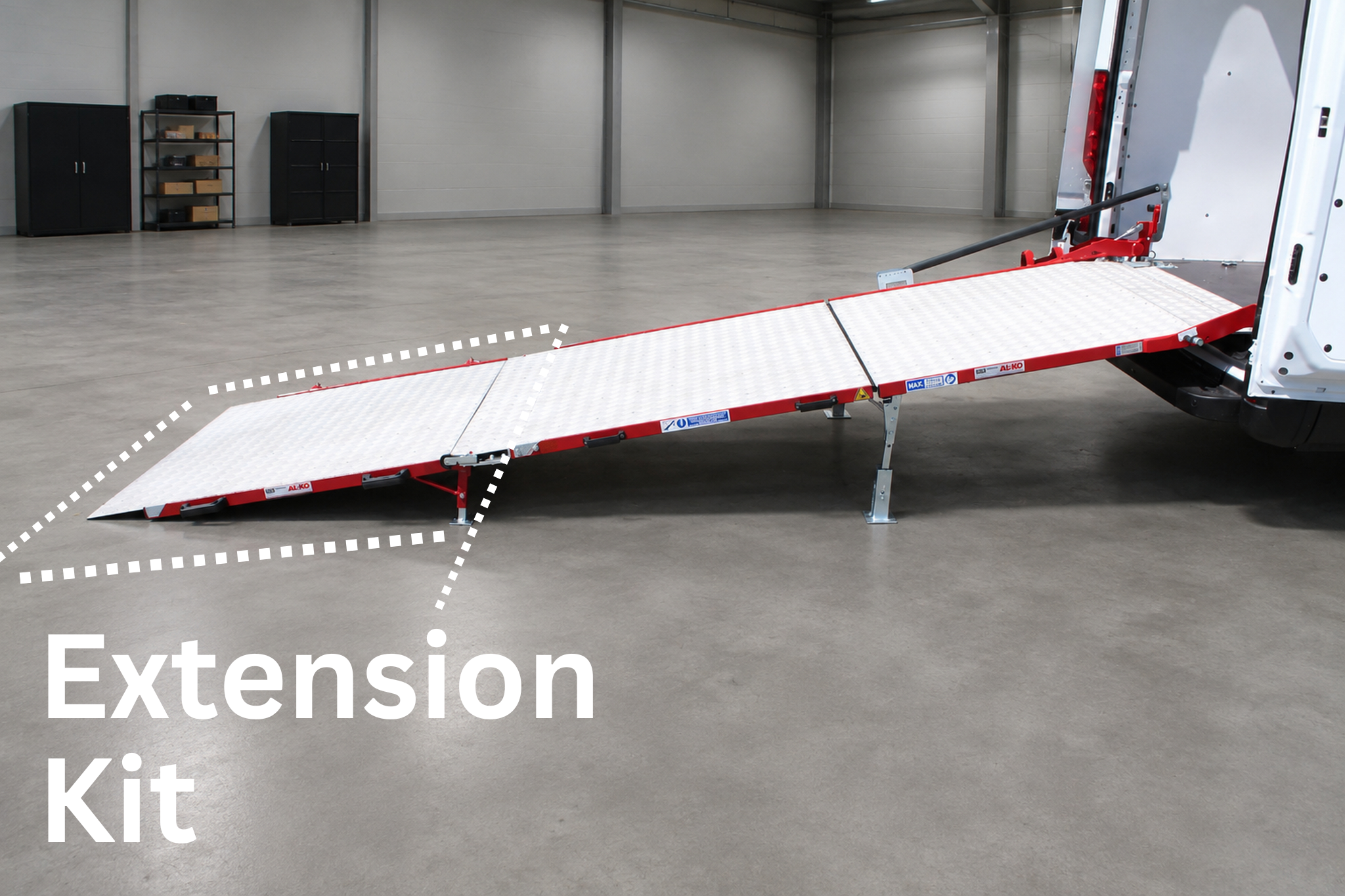 PC series third piece extension, 47"Wx49"L, maintains capacity