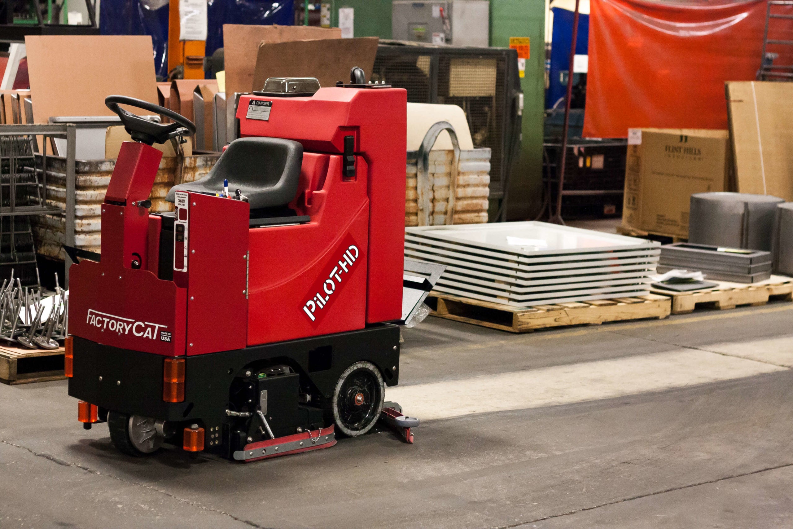 Factory Cat Pilot – Ride-On Floor Scrubber Repair Services