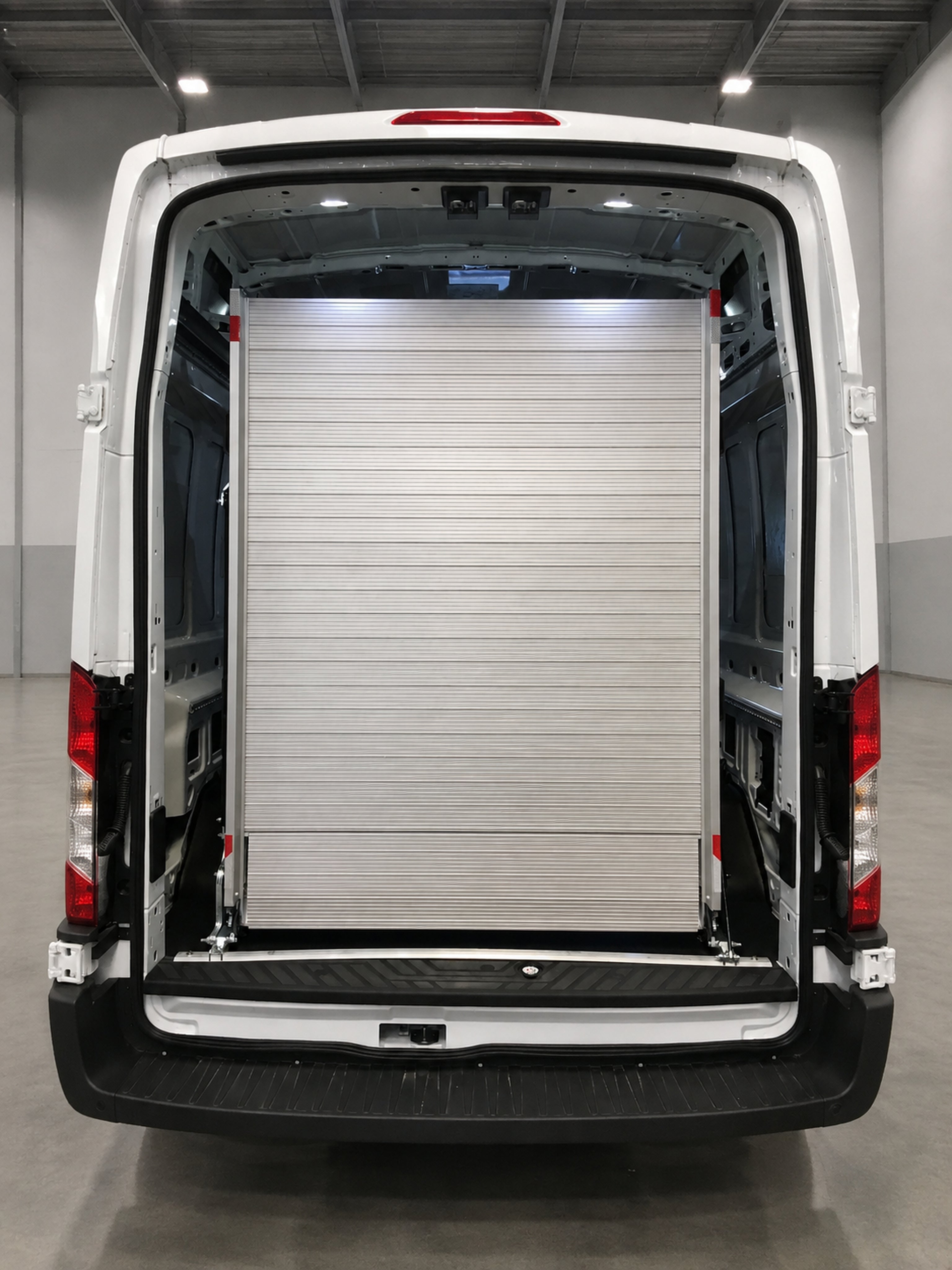 Light series ramp, 47"x128", 1300 lbs capacity, Solid deck, Non-swivel