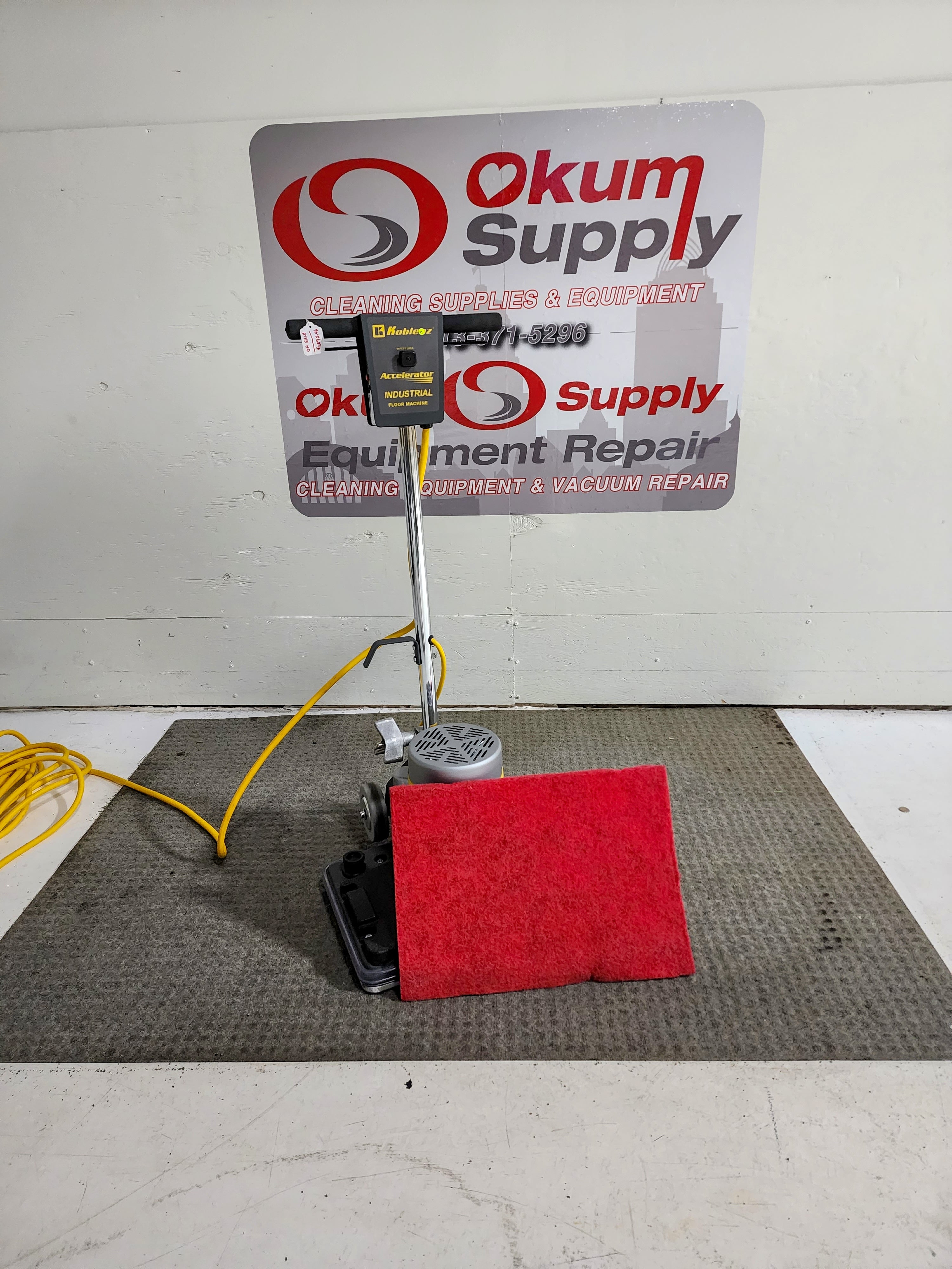 Koblenz SP-15 N Surface Prep Floor Machine - Accelerator - Rectangular 20" x 14" - Cast Iron - 1.5 HP - 3500 RPM - Showroom Demo Model | Financing Available