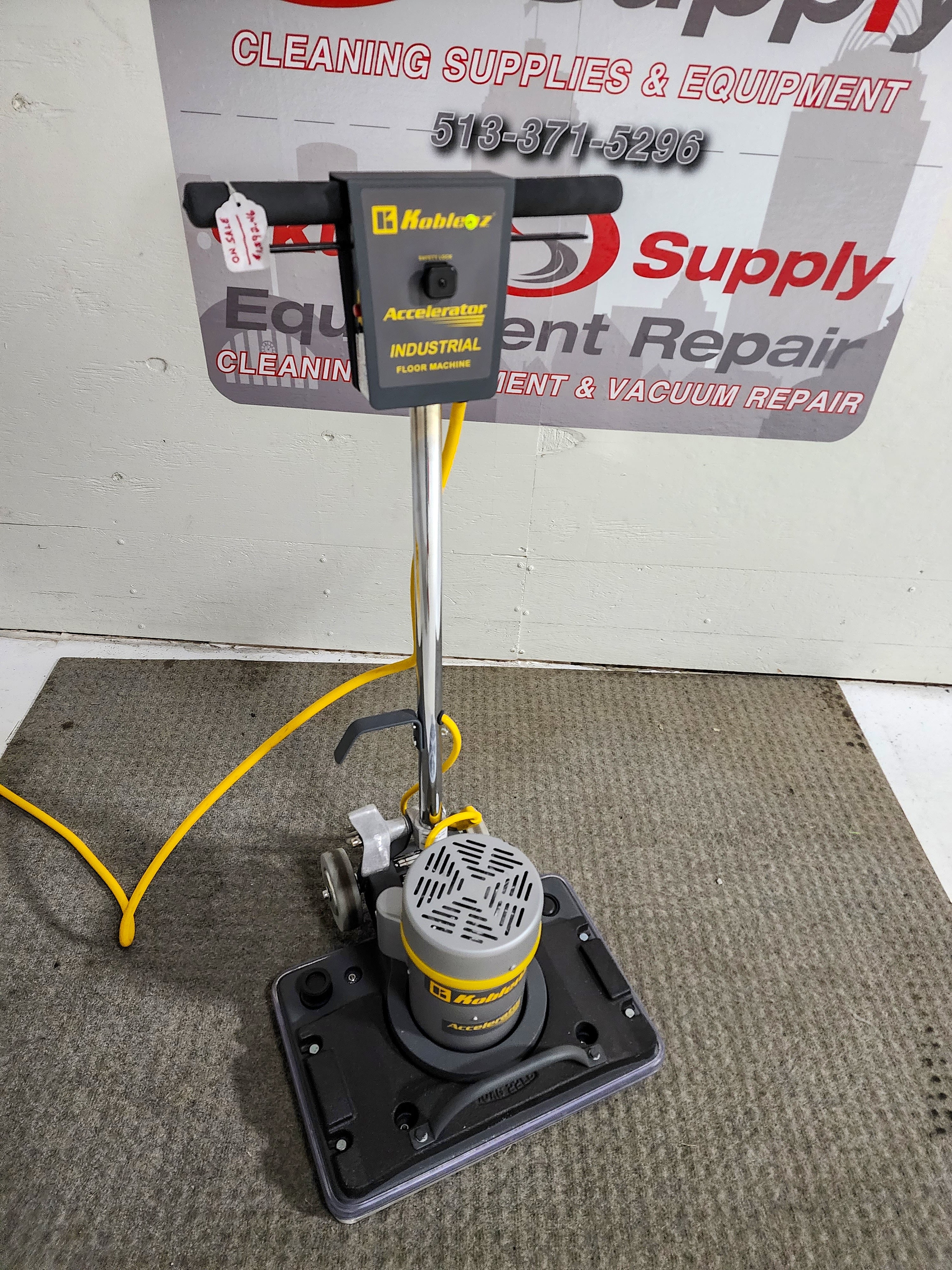 Koblenz SP-15 N Surface Prep Floor Machine - Accelerator - Rectangular 20" x 14" - Cast Iron - 1.5 HP - 3500 RPM - Showroom Demo Model | Financing Available