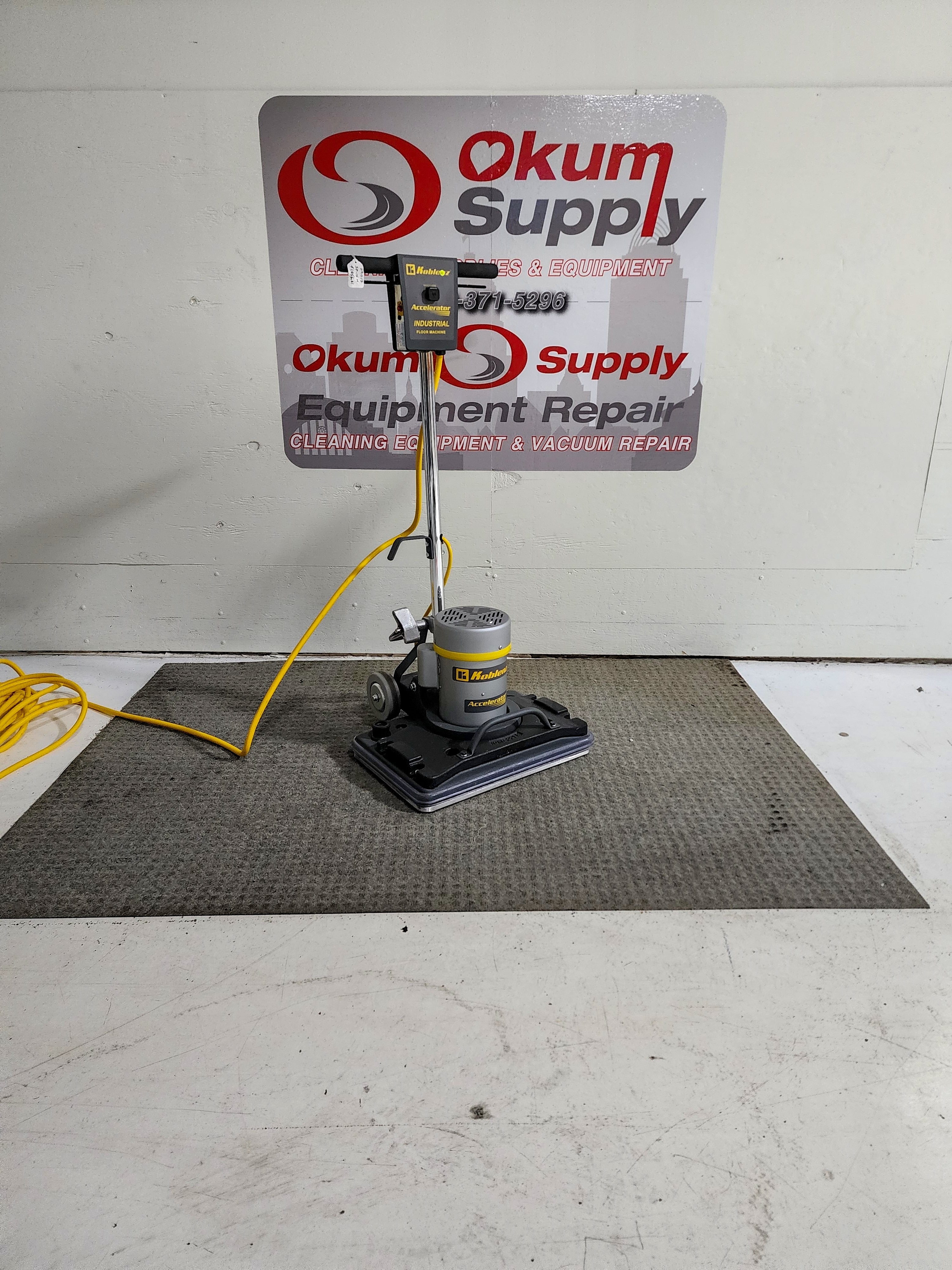 Koblenz SP-15 N Surface Prep Floor Machine - Accelerator - Rectangular 20" x 14" - Cast Iron - 1.5 HP - 3500 RPM - Showroom Demo Model | Financing Available