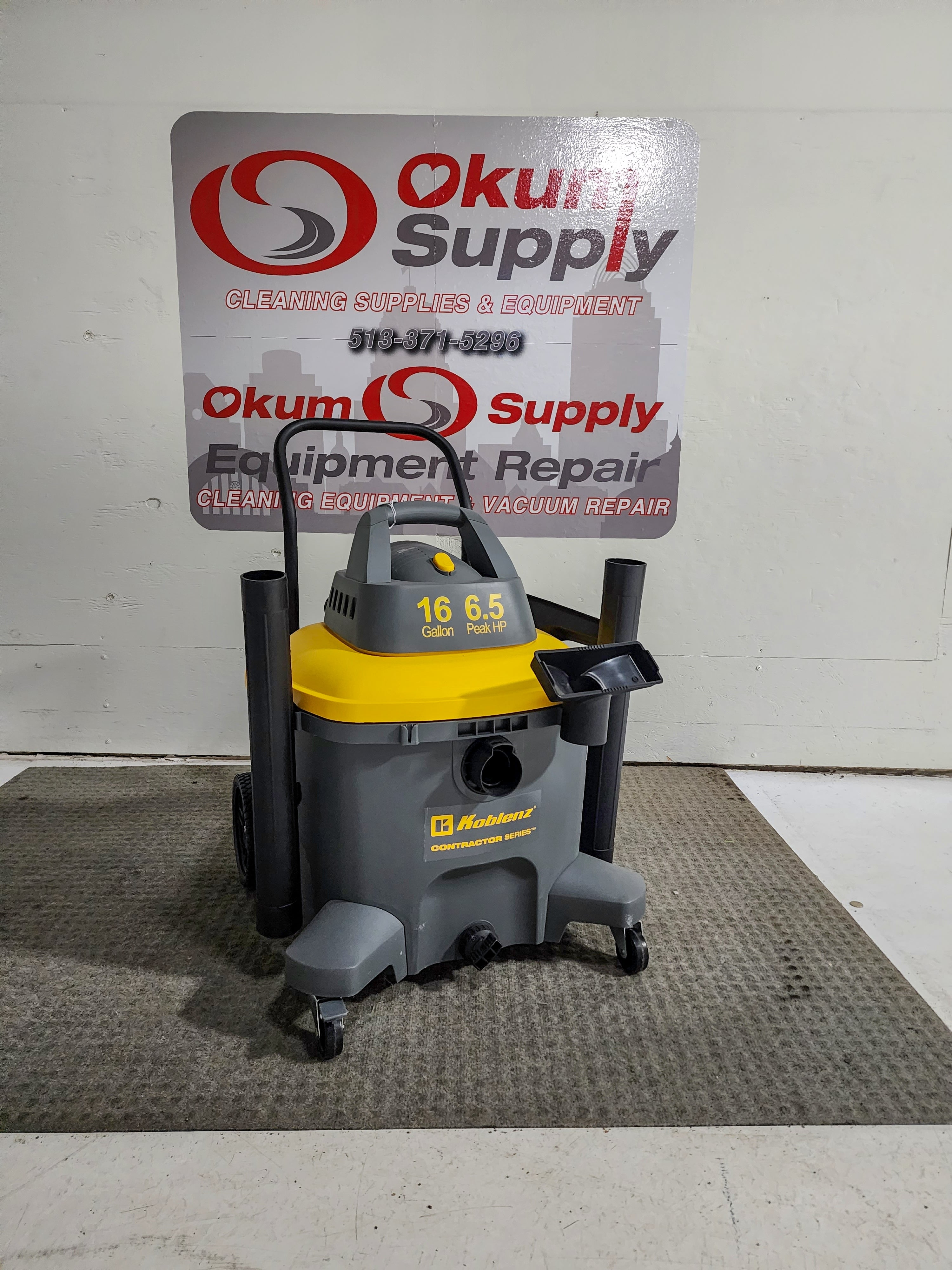 Showroom Demo Model - Contractor 6.5 Peak HP Wet Dry Blower Shop Vacuum - With Handle - 16 GAL