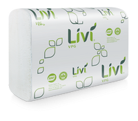Livi VPG Multi Fold Hand Towel - White - (16/CS)