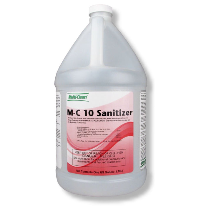 M-C 10 Sanitizer - Food Service Sanitizer - (4/1 GL)