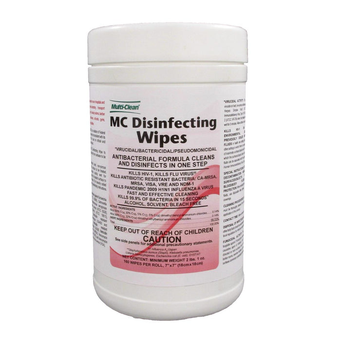 MC Disinfecting Wipes - Kills 99.9% Viruses & Bacteria - (6 Tubs)
