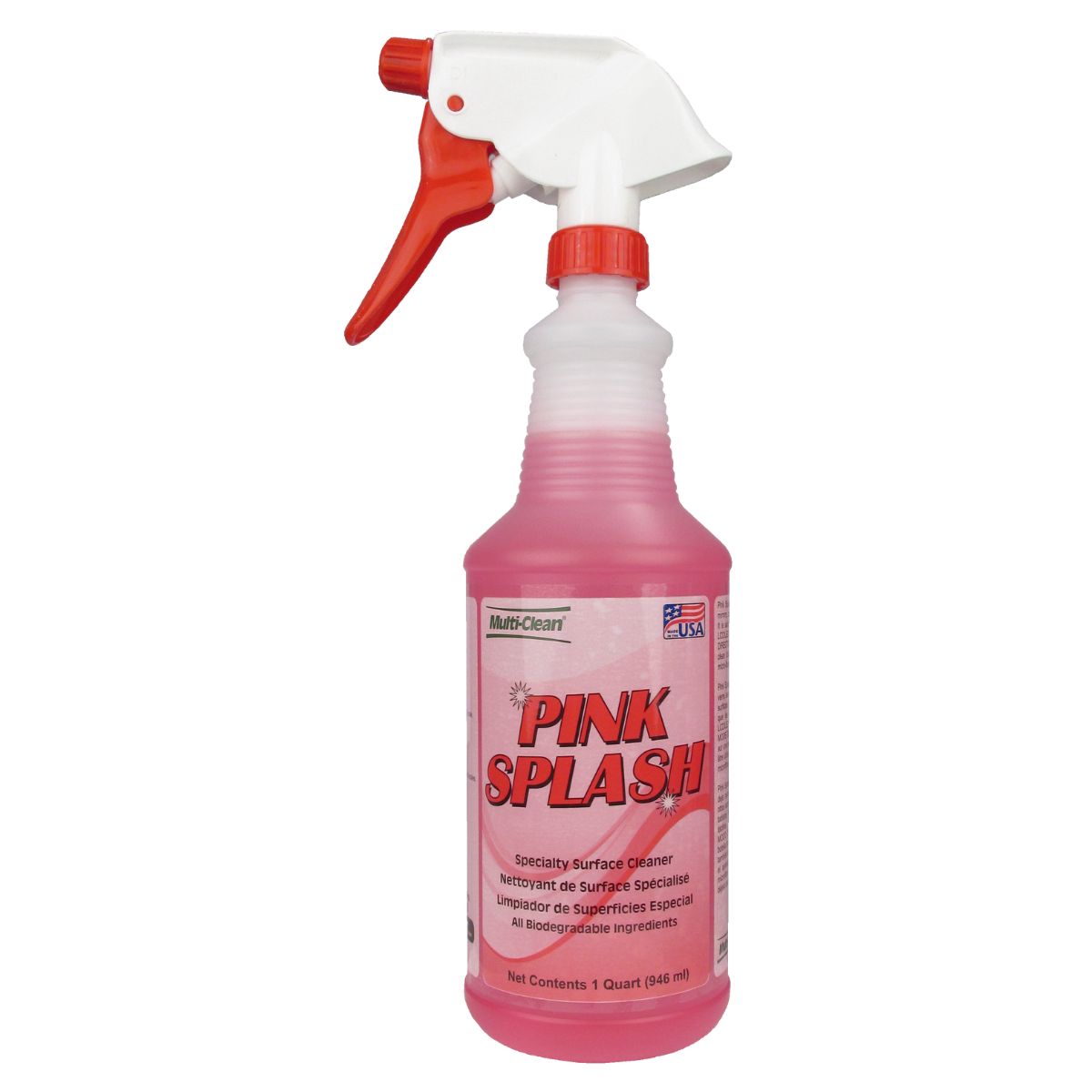 Pink Splash - Multi-Shield - Specialty & Multi-Surface Cleaner - (6/1 QT)