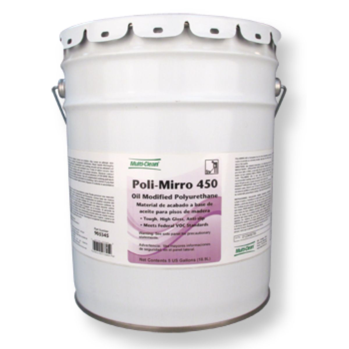 Modified Polyurethane Poli-Mirro 450 - Oil Modified Polyurethane - (5 GL Pail) | Floor Care ...