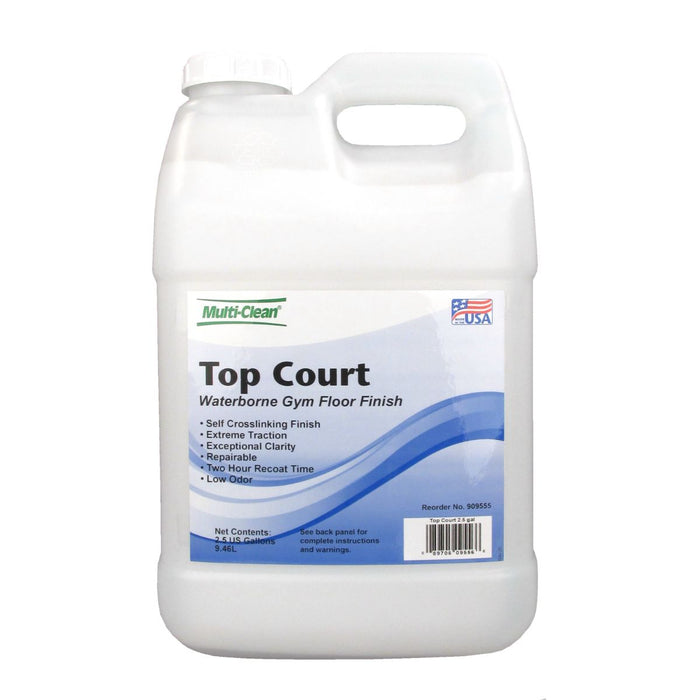 Top Court - Waterborne Urethane - Gym Floor Finish - (2/2.5 GL)