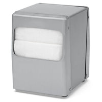 Tabletop Low Fold Napkin Dispenser - Brushed Steel