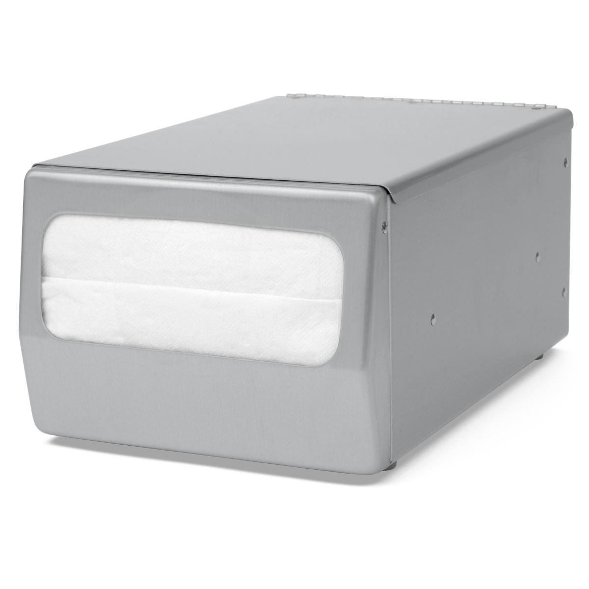 Counter-Top Full Fold Napkin Dispenser - Brushed Steel