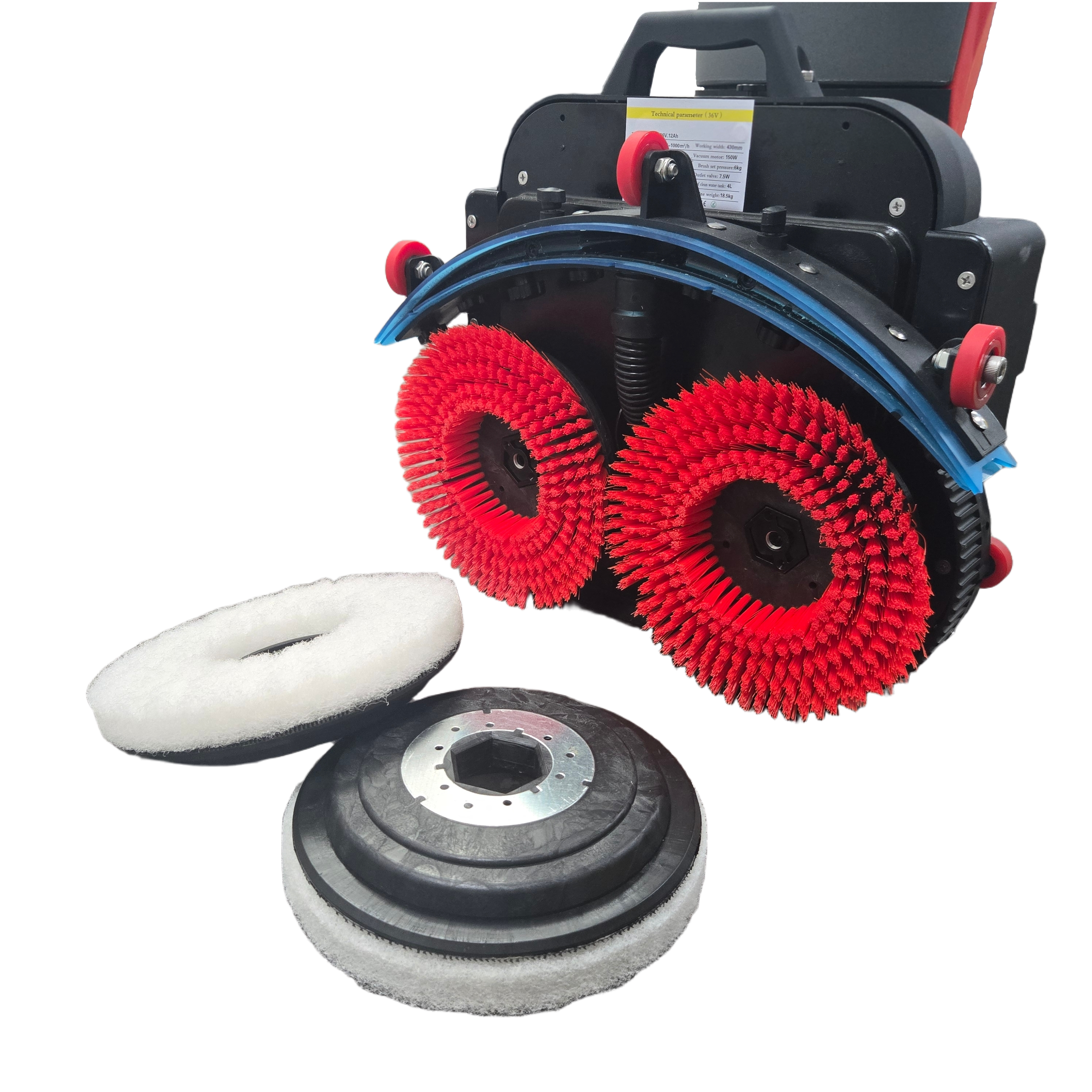 Battery Powered 17" Auto Scrubber - 5 Year Warranty - Complete Part Bundle