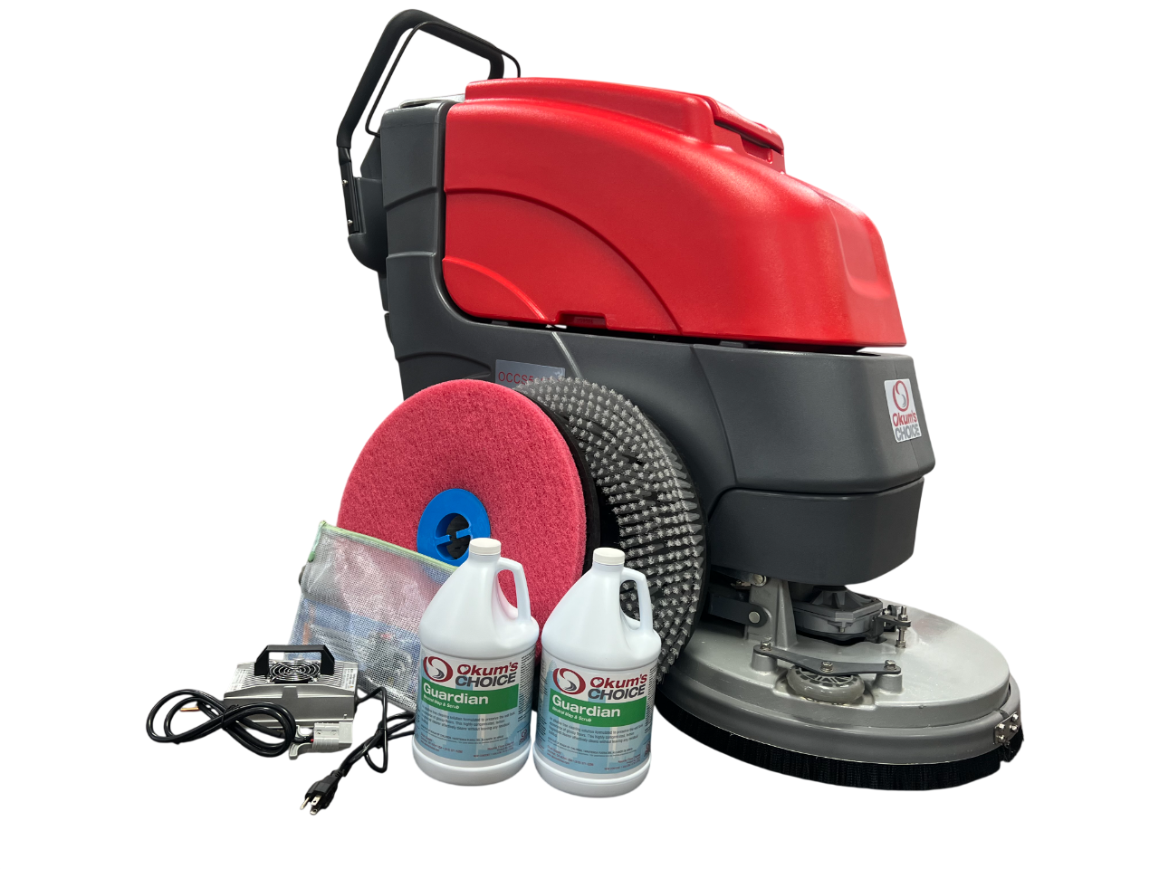 OCCS510-TD Battery Powered 20" Auto Scrubber / Traction Drive - 5 Year Warranty - Complete Part Bundle