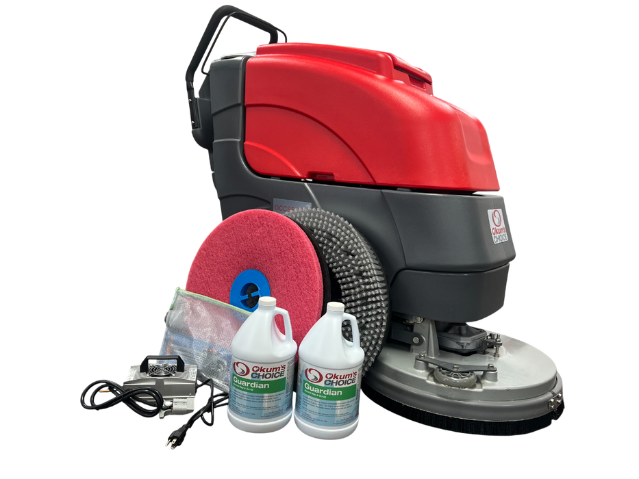 OCCS510-TD Battery Powered 20" Auto Scrubber / Traction Drive - 5 Year Warranty - Complete Part Bundle
