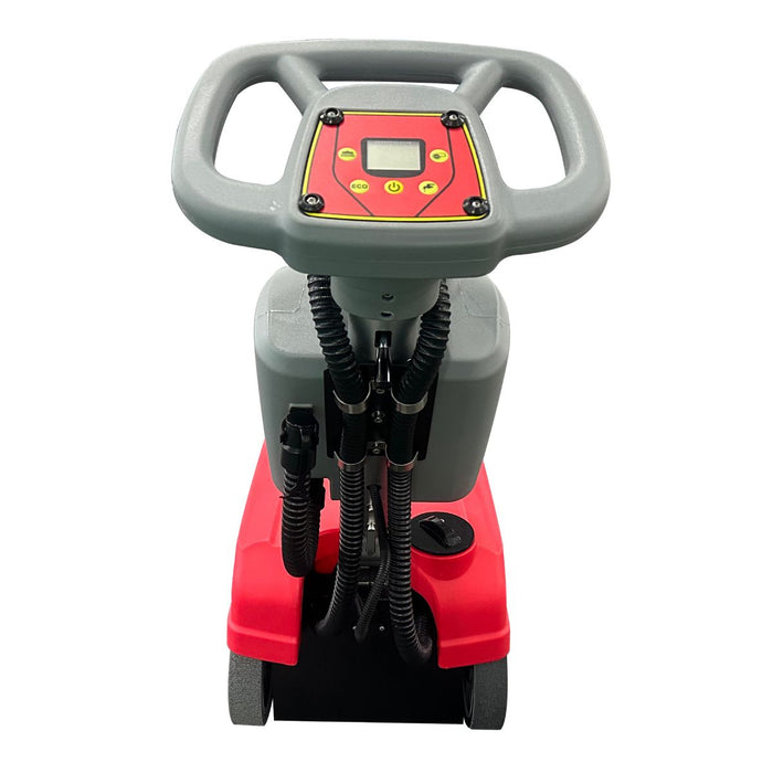 Okum's Choice OC15 15" Compact Walk Behind Scrubber - 24V Battery Powered